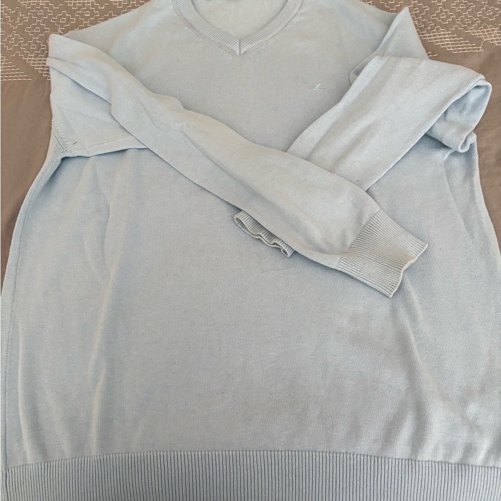 Men’s v neck sweater by Angelo Litrico. Size XL